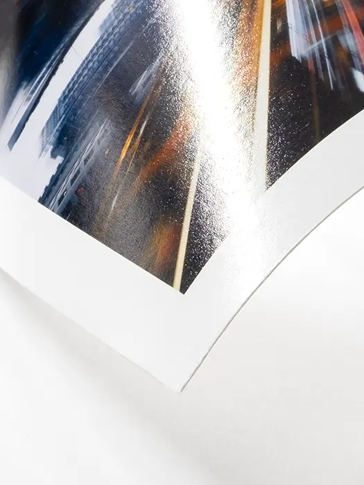 Papel Hahnemühle fotográfico giclée de algodón.
